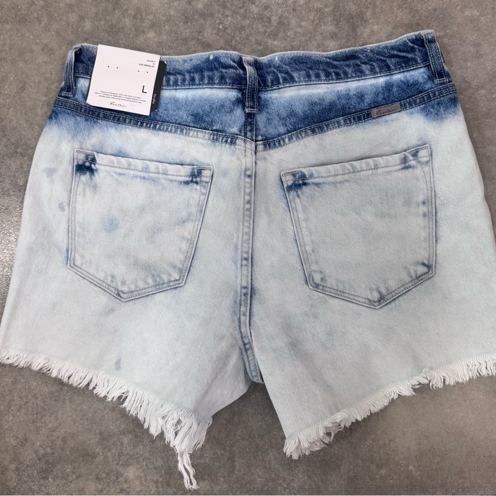 NWT KANCAN bleached shorts - Picture 2 of 7
